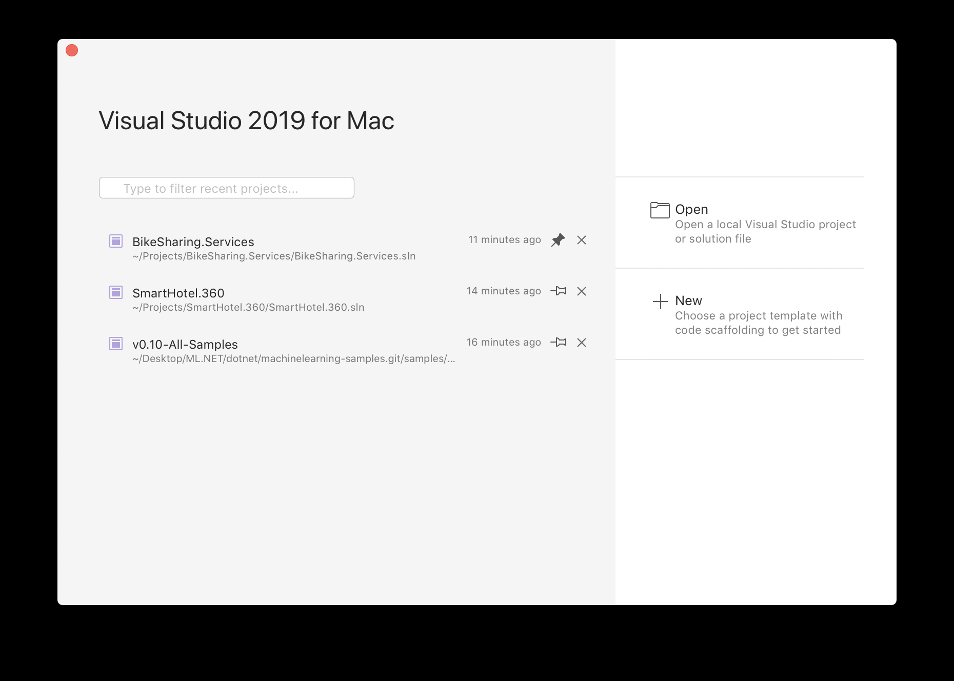 c++ project in visual studio for mac preview